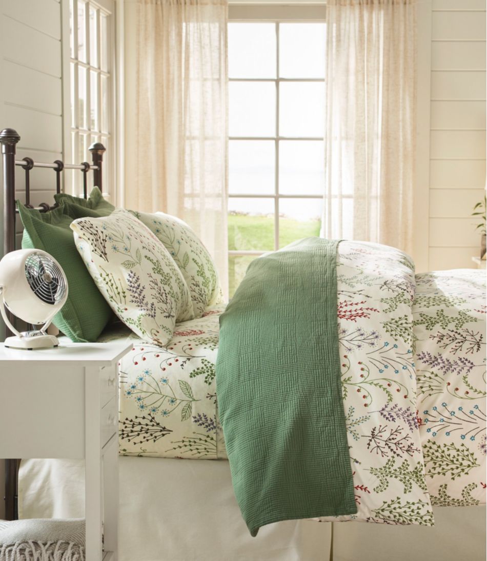 Botanical Floral Percale Sheet Collection - L.L.Bean Value