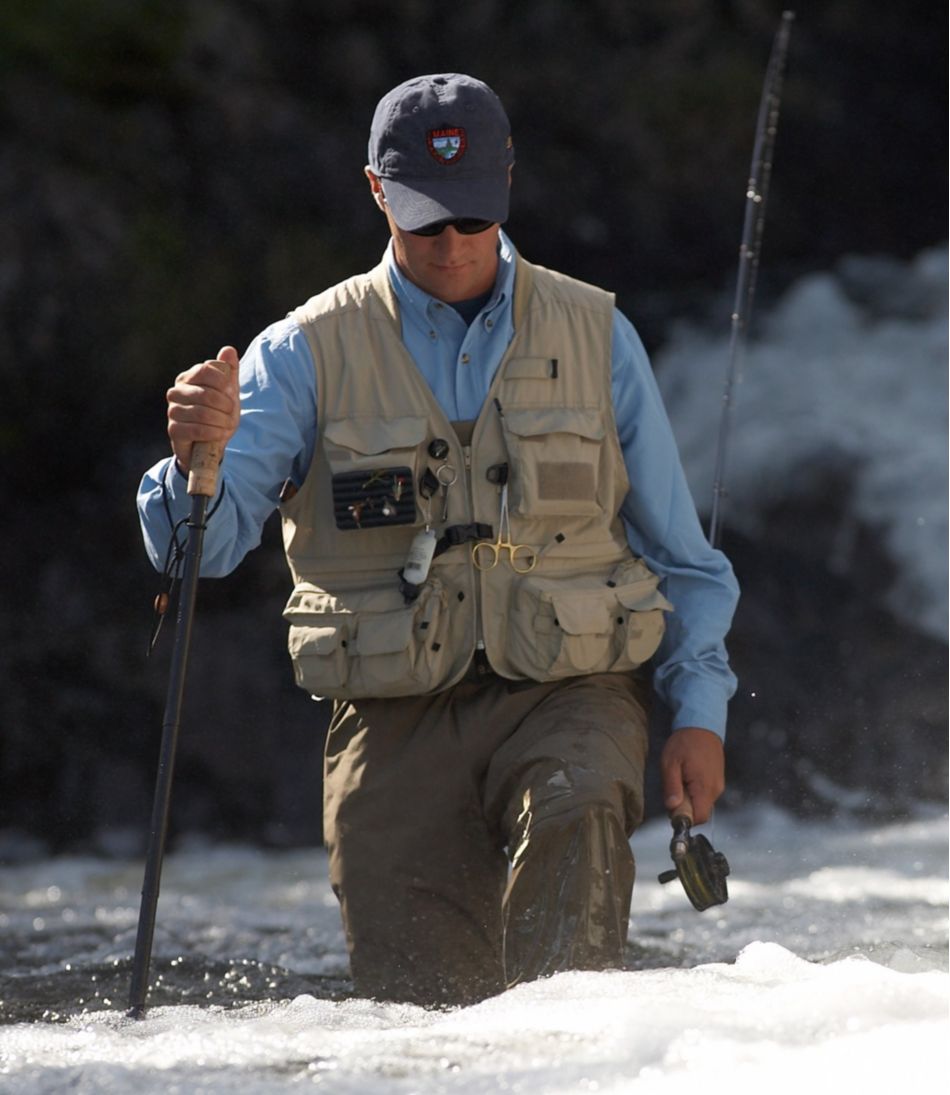 Adults' MIF&W Baseball Cap, Brook Trout - L.L.Bean Essential