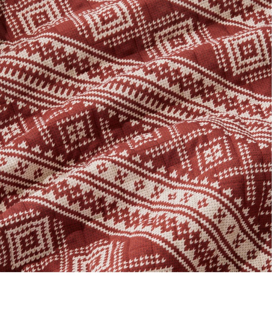 Men's Bean's Quilted Sweatshirt, Crewneck, Print - L.L.Bean Quality