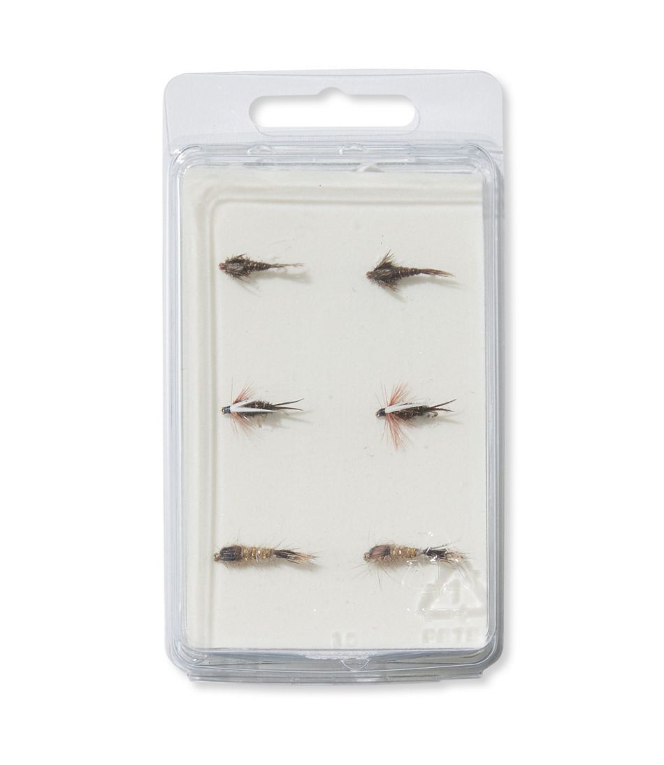 Umpqua Six-Piece All-Purpose Nymph Fly Selection - L.L.Bean Customer Favorite