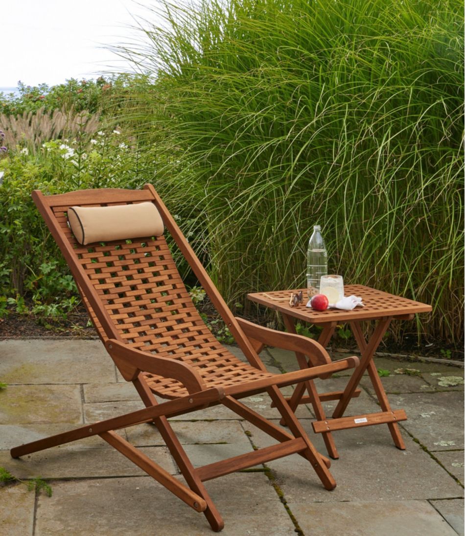 Eucalyptus Folding Side Table - L.L.Bean Great Value