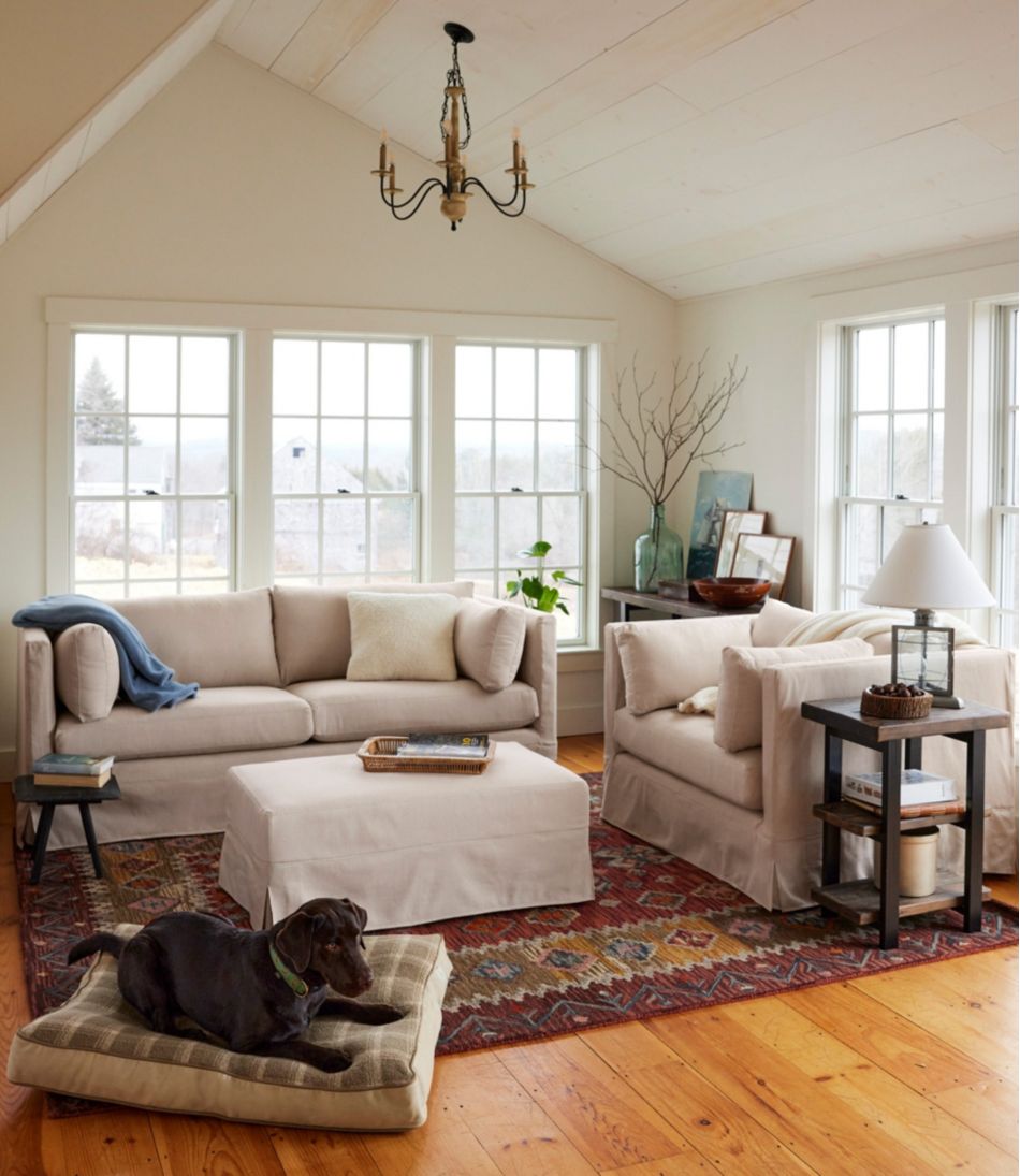 Double Border Wool Hooked Rug, Sienna Multi - L.L.Bean Great Value
