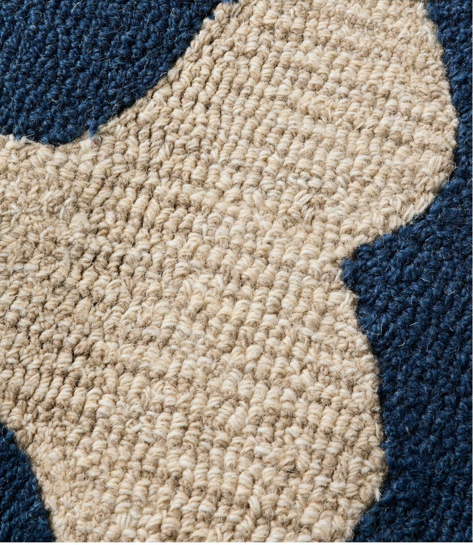 Wool Hooked Novelty Runner, Whale - L.L.Bean Quality