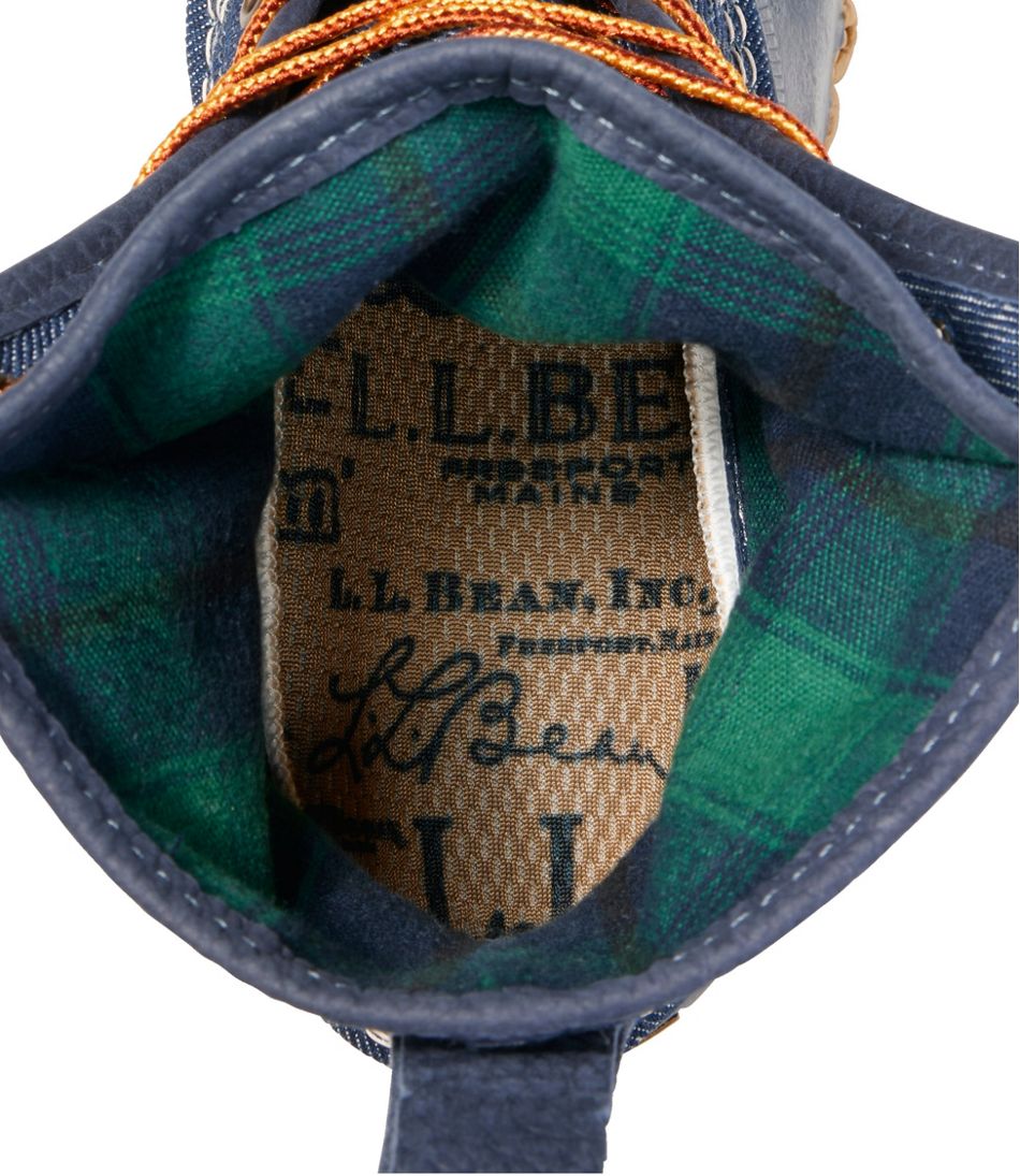 Women's Bean Boots, 8" Denim Insulated Flannel-Lined - L.L.Bean Everyday