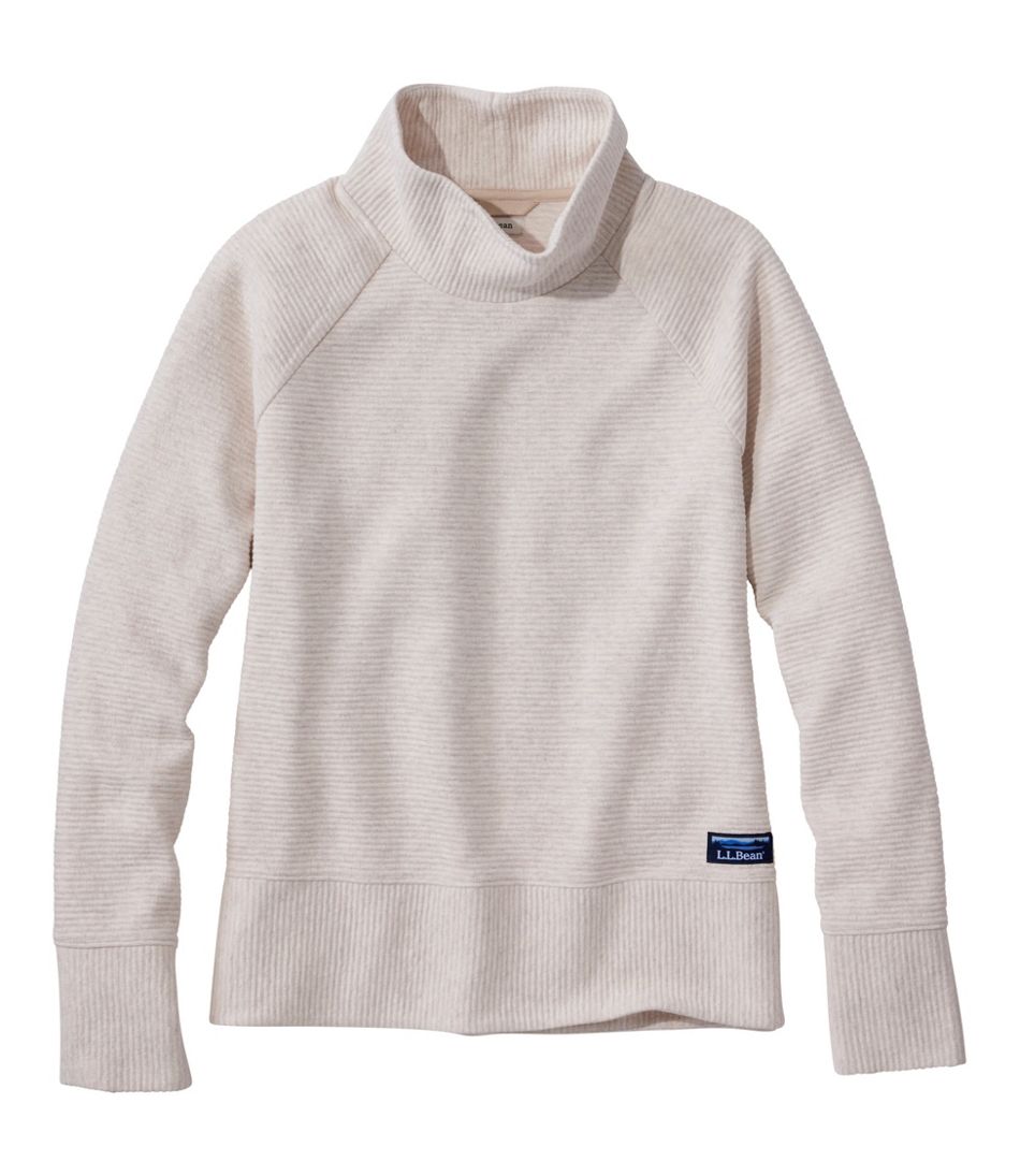 Women's Lakewashed Double-Knit Funnelneck - L.L.Bean Classic