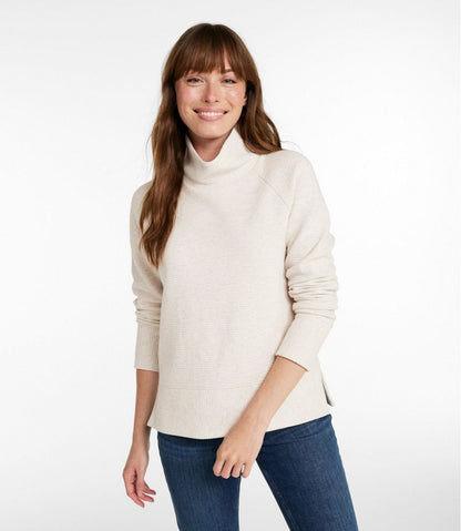 Women's Lakewashed Double-Knit Funnelneck - L.L.Bean Classic