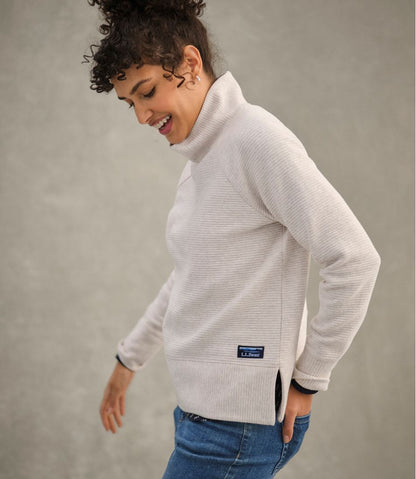 Women's Lakewashed Double-Knit Funnelneck - L.L.Bean Classic
