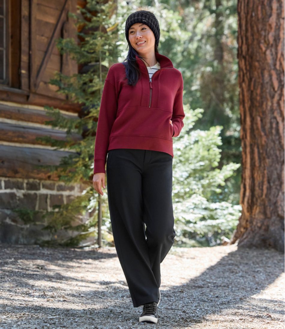Women's L.L.Bean CloudSoft Top, Half-Zip Pullover - L.L.Bean Essential