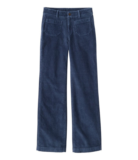 Women's 207 Vintage Corduroy Patch Pocket Pants, Mid-Rise Wide Straight-Leg - L.L.Bean Latest