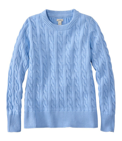 Women's The Original Double L® Sweater, Cable Crewneck - L.L.Bean Essential