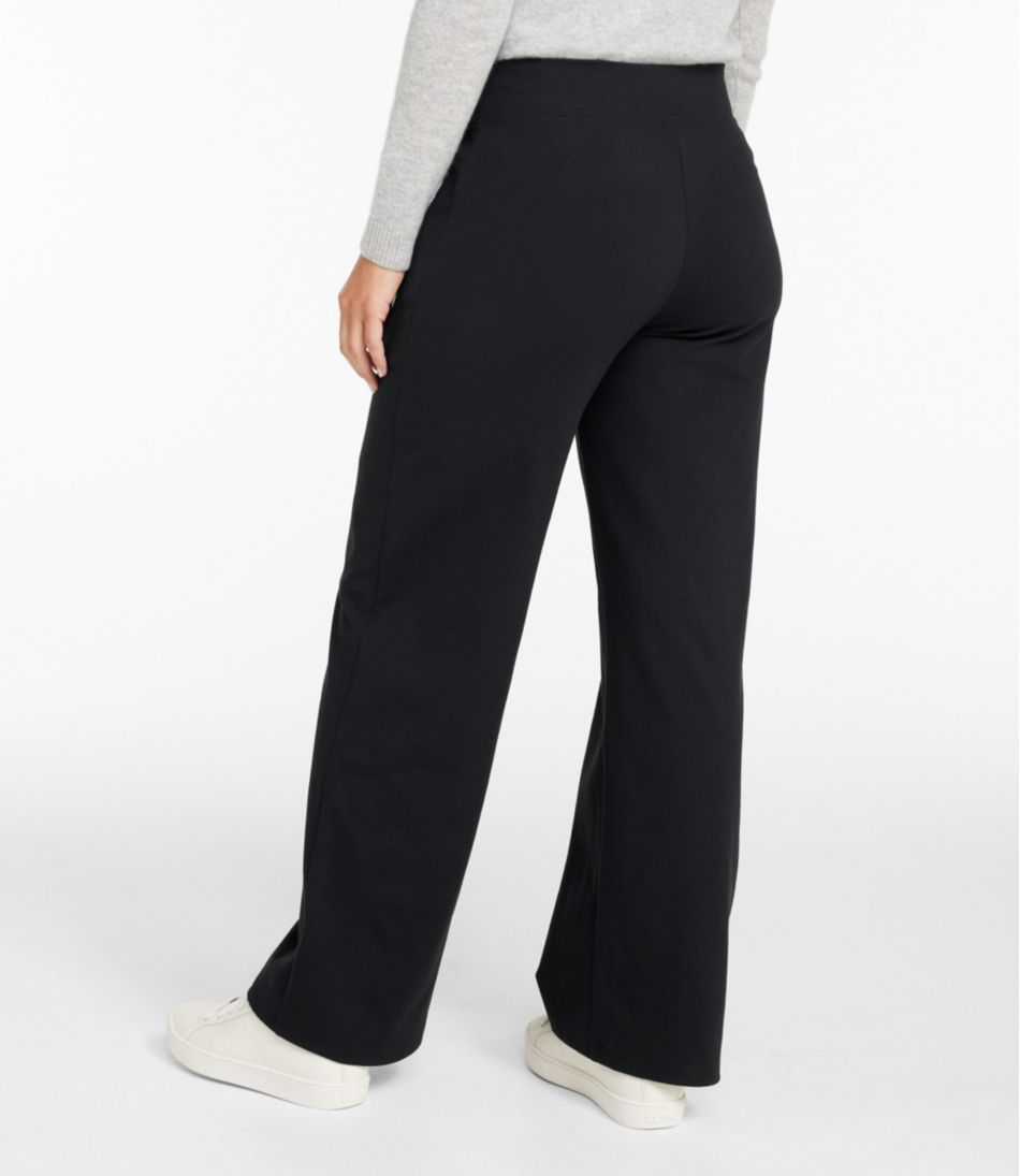 Women's Go-Anywhere Pants, High-Rise Wide-Leg - L.L.Bean Everyday