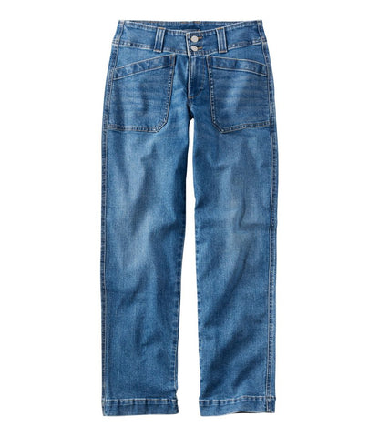 Women's 1912 Field Denim Pants, Mid-Rise Ankle Utility - L.L.Bean Value