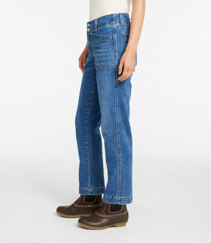 Women's 1912 Field Denim Pants, Mid-Rise Ankle Utility - L.L.Bean Value