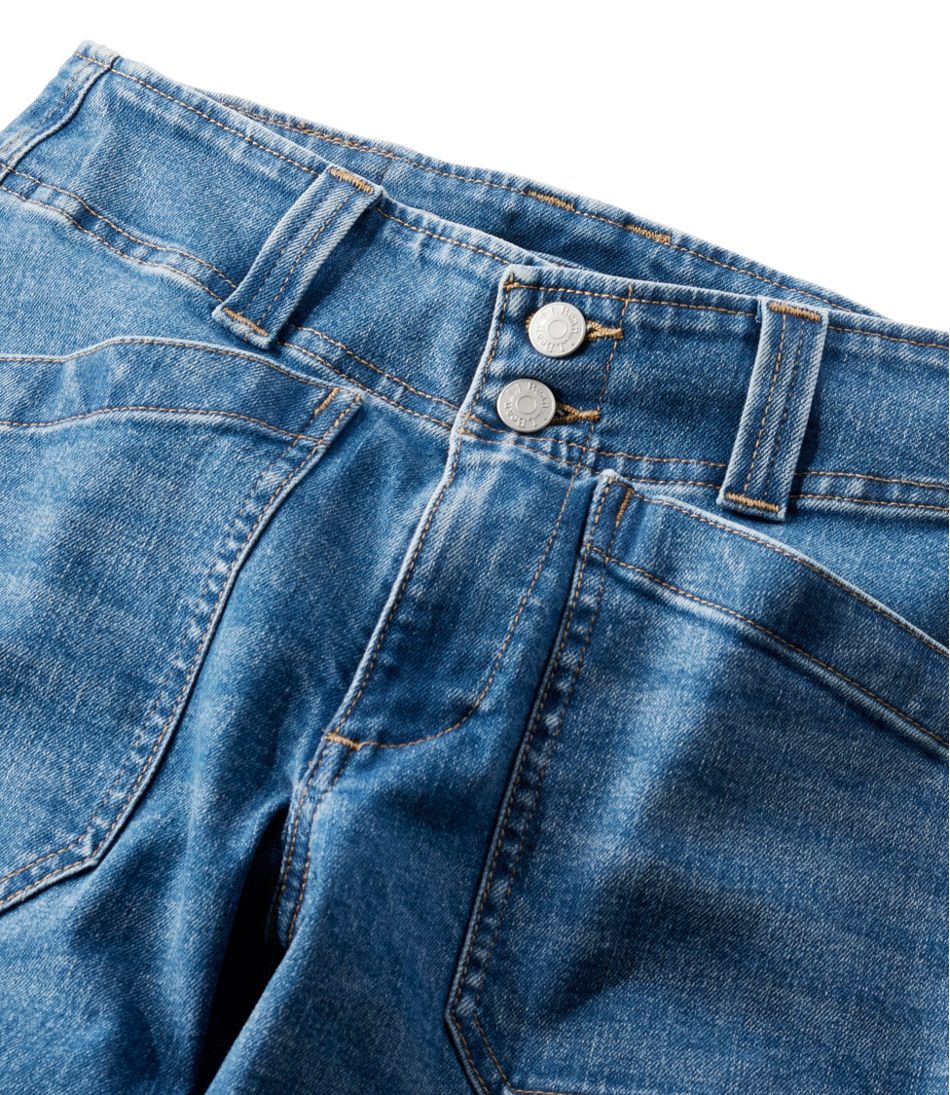 Women's 1912 Field Denim Pants, Mid-Rise Ankle Utility - L.L.Bean Value