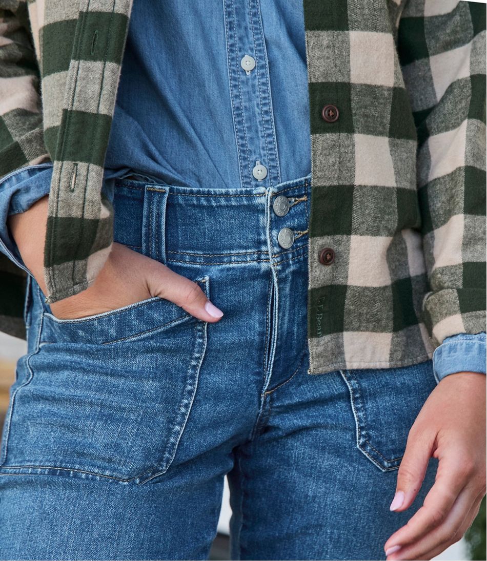 Women's 1912 Field Denim Pants, Mid-Rise Ankle Utility - L.L.Bean Value