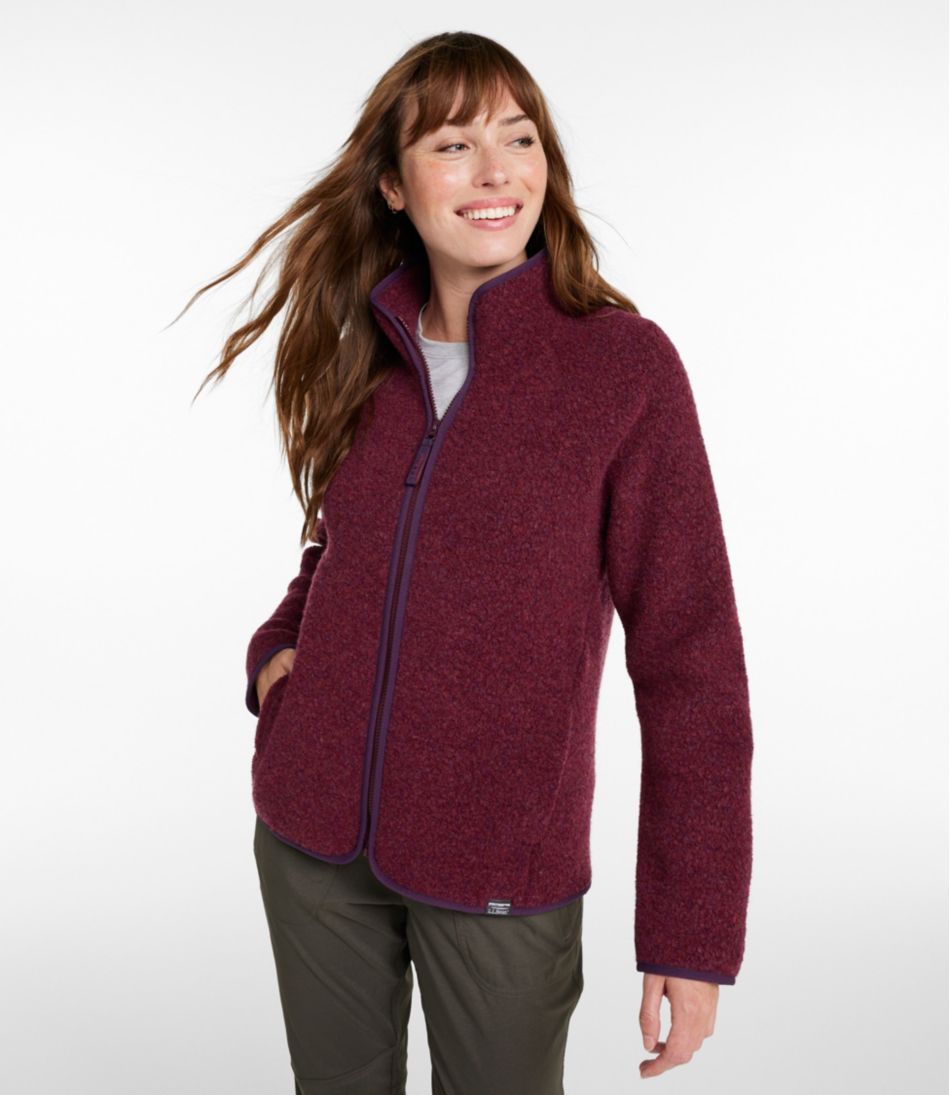 Women's All Season Wool Fleece Full-Zip Jacket - L.L.Bean Customer Favorite