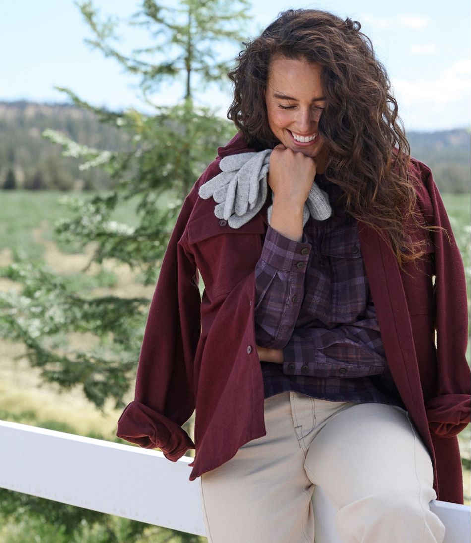 Women's Sunwashed Corduroy Shirt - L.L.Bean Classic