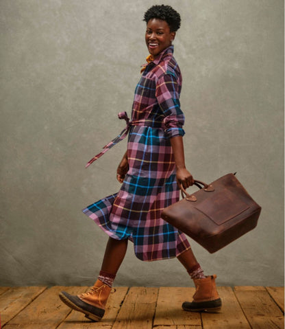 Women's Signature Camp Flannel Midi Dress - L.L.Bean Great Value