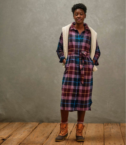 Women's Signature Camp Flannel Midi Dress - L.L.Bean Great Value