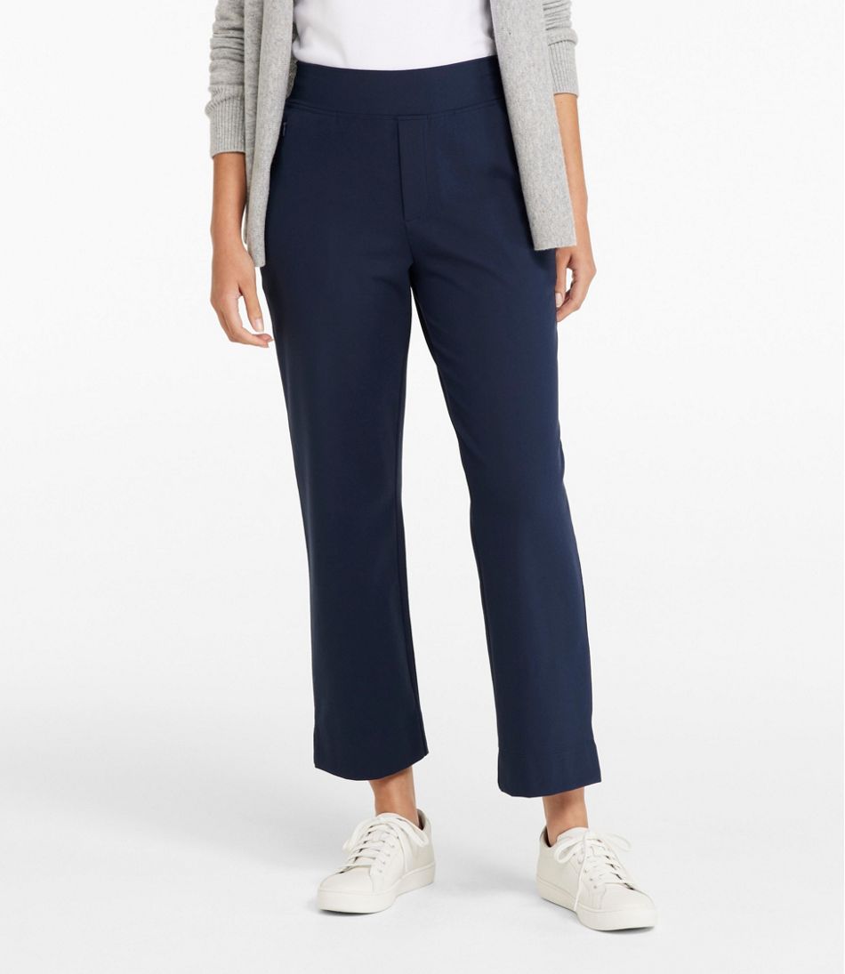 Women's Go-Anywhere Pants, High-Rise Straight-Leg Ankle - L.L.Bean Quality