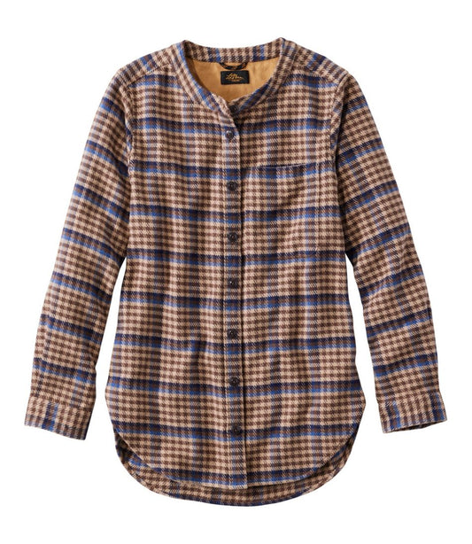 Women's Signature 1933 Collarless Chamois Tunic, Plaid - L.L.Bean Customer Favorite