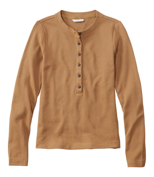 Women's Signature Premium Thermal Tops, Long-Sleeve Henley Shirt - L.L.Bean Essential