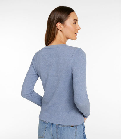 Women's Signature Premium Thermal Tops, Long-Sleeve Henley Shirt - L.L.Bean Essential