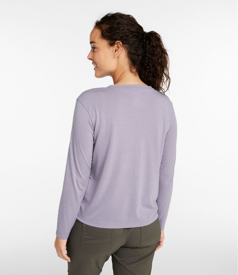 Women's Vista Camp V-Neck Pocket Tee, Long-Sleeve - L.L.Bean Latest