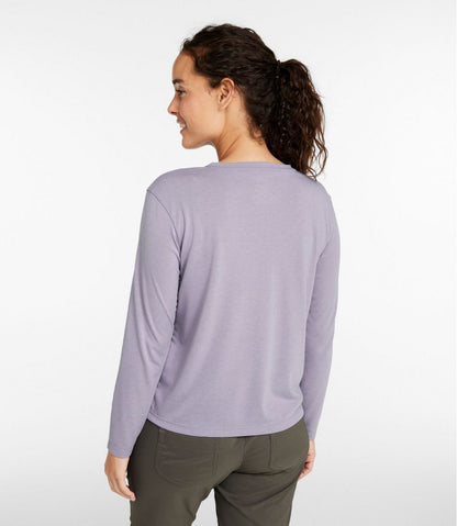 Women's Vista Camp V-Neck Pocket Tee, Long-Sleeve - L.L.Bean Latest