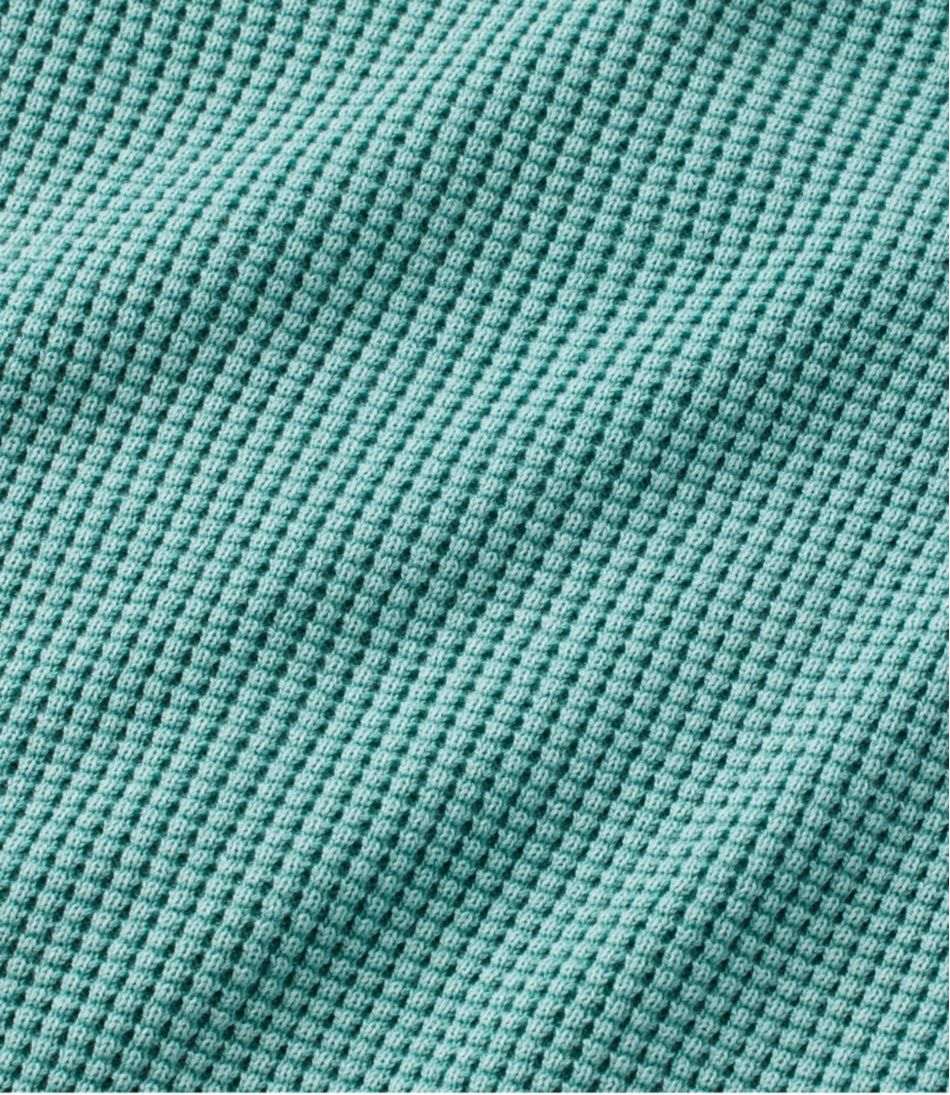 Women's Sunwashed Waffle Sweater, Splitneck - L.L.Bean Customer Favorite