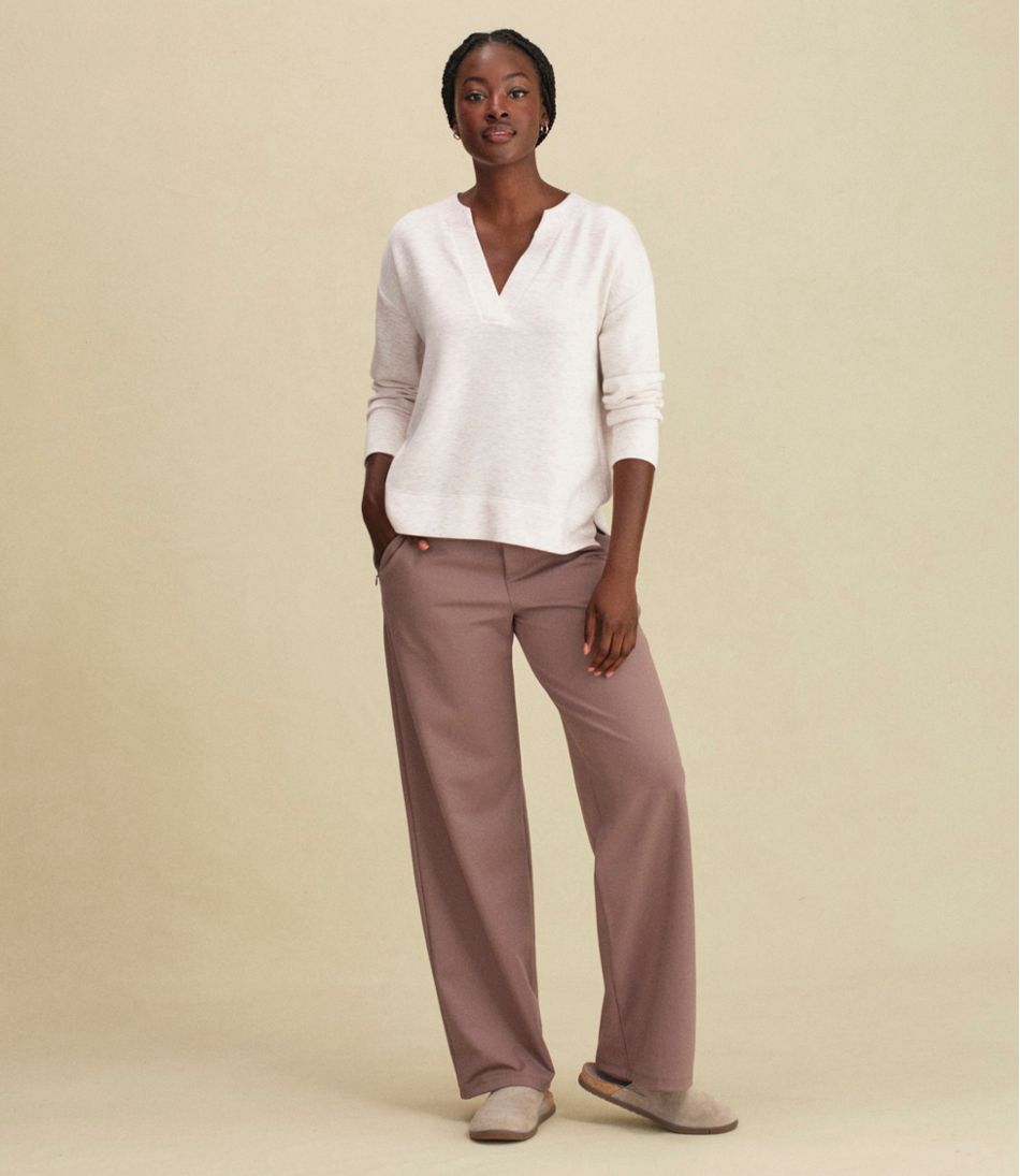 Women's L.L.Bean CloudSoft Splitneck Pullover - L.L.Bean Trusted
