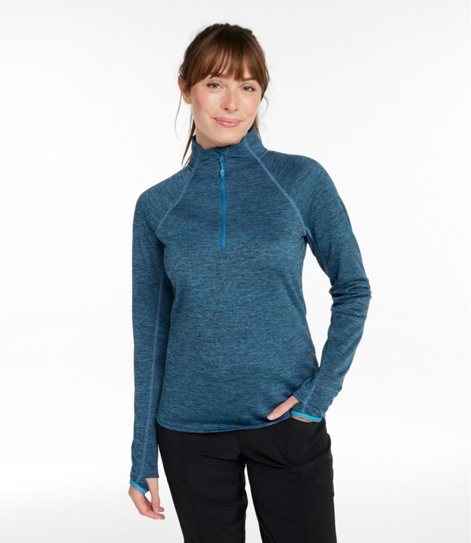Women's Primaloft ThermaStretch Fleece 1/4 Zip Pullover - L.L.Bean Classic