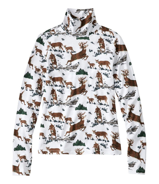 Women's Signature Lightweight Cotton Turtleneck, Novelty - L.L.Bean Value