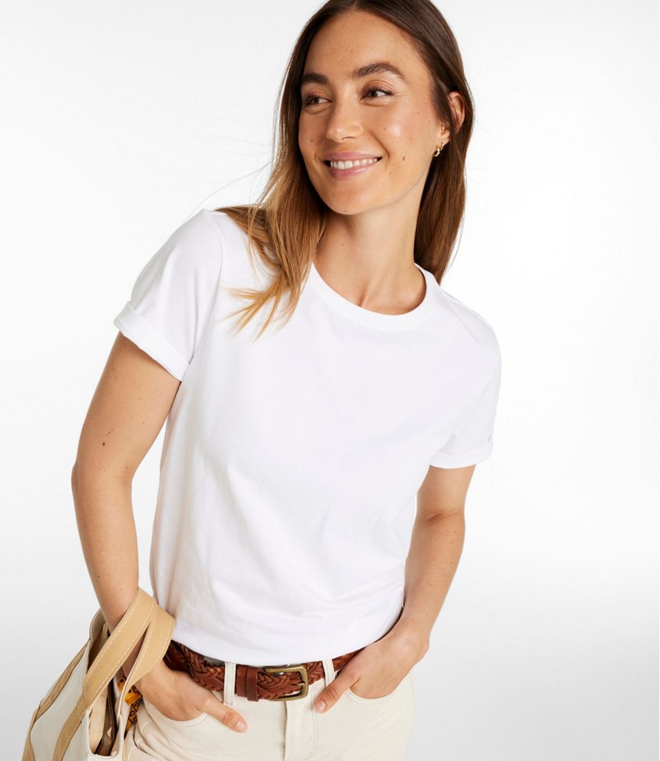 Women's Signature Premium Essential Tee, Short-Sleeve - L.L.Bean Trusted