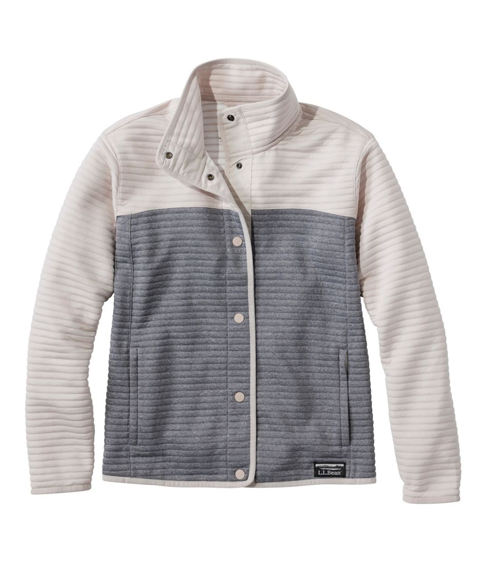 Women's Airlight Snap Front Jacket, Colorblock - L.L.Bean Customer Favorite