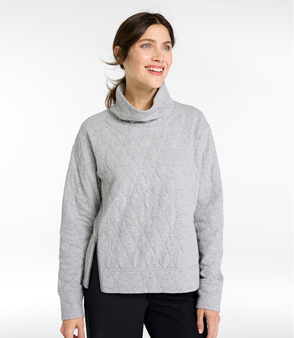Women's VentureSoft Quilted Funnelneck Pullover - L.L.Bean Customer Favorite