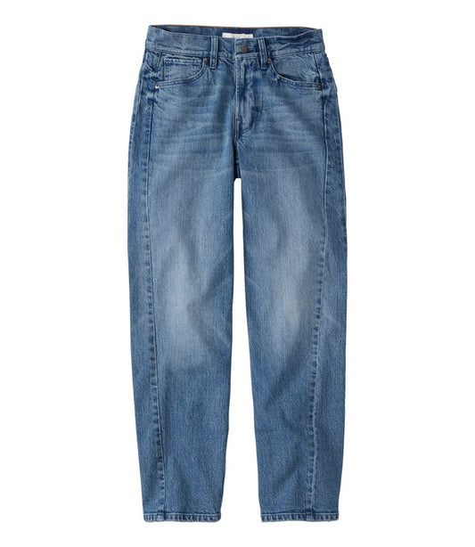 Women's Signature 1912 Premium Jeans, High-Rise Barrel Ankle - L.L.Bean Value