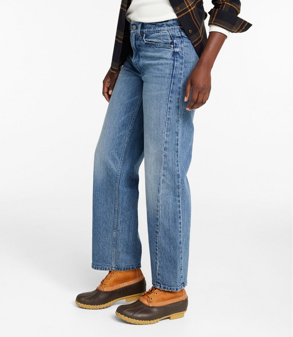 Women's Signature 1912 Premium Jeans, High-Rise Barrel Ankle - L.L.Bean Value