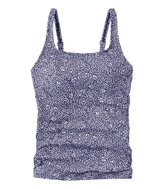 Women's L.L.Bean Coastal Essential Scoop Tankini Top, Print - L.L.Bean Great Value