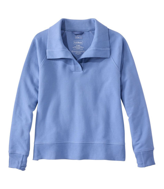 Women's Bean's Cozy Splitneck Pullover Sweatshirt - L.L.Bean Everyday