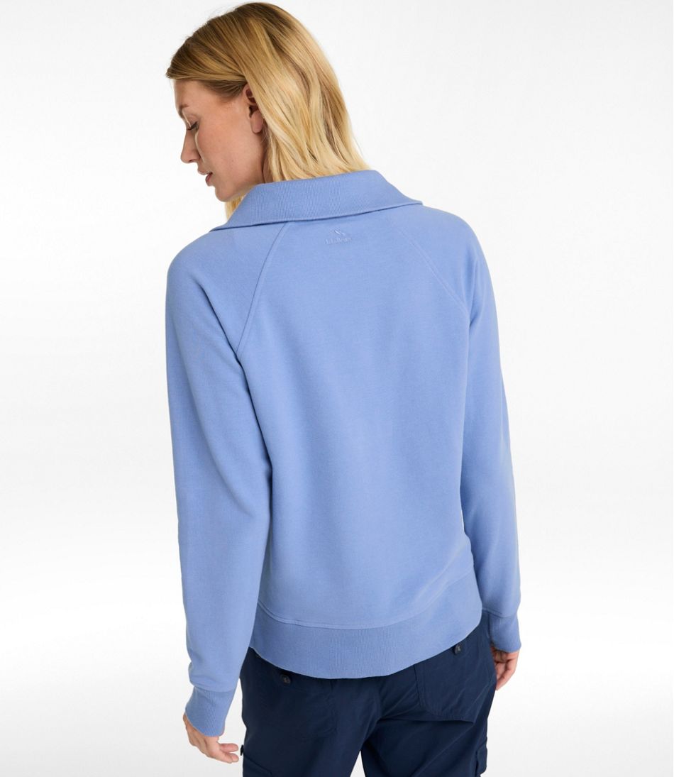 Women's Bean's Cozy Splitneck Pullover Sweatshirt - L.L.Bean Everyday