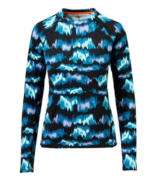 Women's L.L.Bean Heavyweight Base Layer Crew Top, Print - L.L.Bean Value