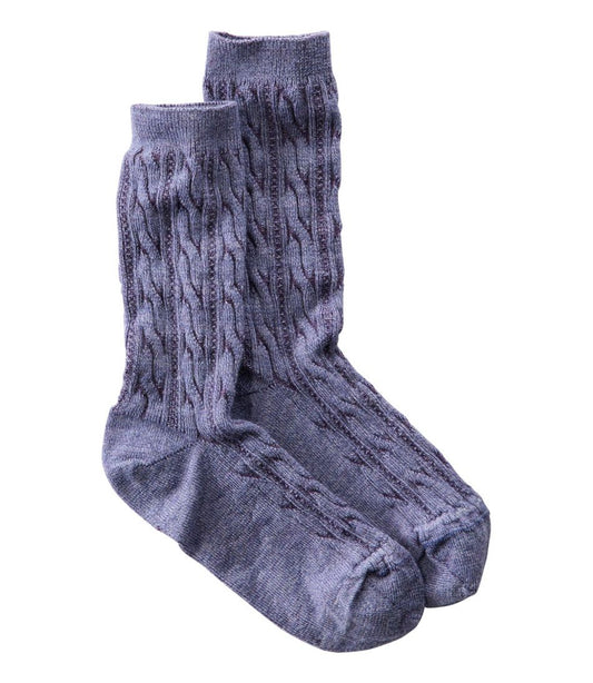 Women's Smartwool Everyday Cable Crew Socks - L.L.Bean Essential