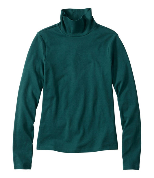 Women's Signature Lightweight Cotton Turtleneck - L.L.Bean Latest
