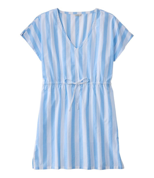 Women's L.L.Bean Coastal Cotton Cover-Up Caftan, Print - L.L.Bean Latest