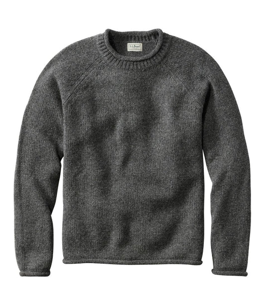 Men's Bean's Classic Ragg Wool Sweater, Rollneck - L.L.Bean Quality