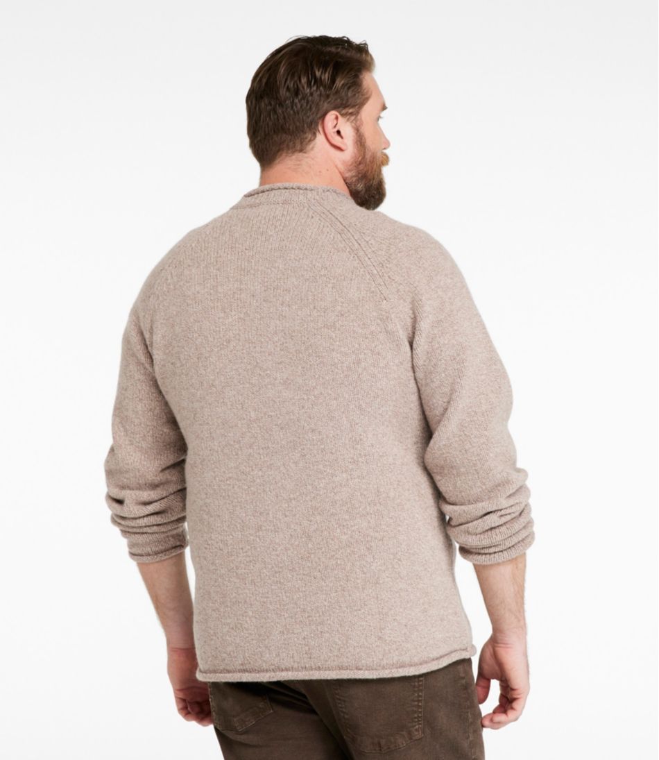 Men's Bean's Classic Ragg Wool Sweater, Rollneck - L.L.Bean Quality