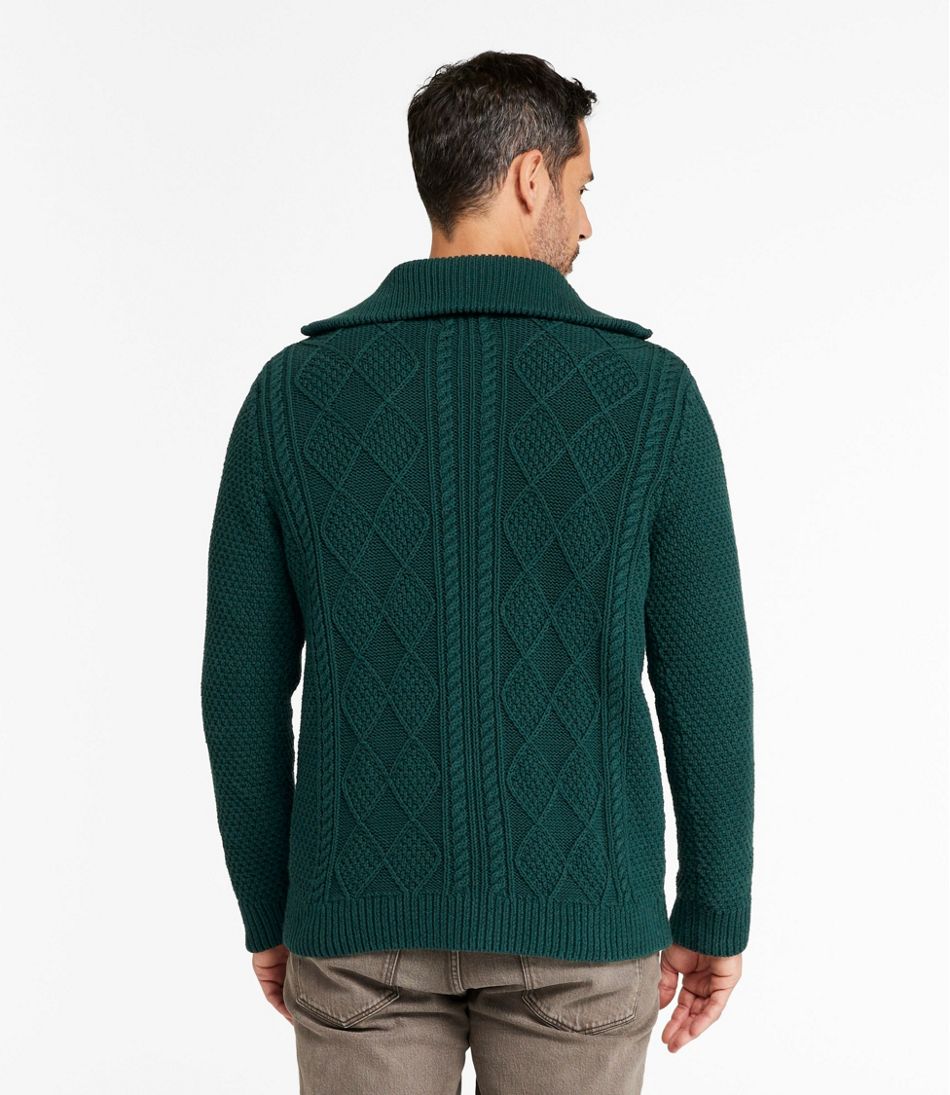 Men's Signature Cotton Fisherman Sweater, Full-Zip - L.L.Bean Value
