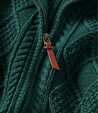 Men's Signature Cotton Fisherman Sweater, Full-Zip - L.L.Bean Value