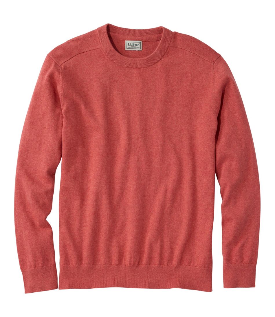 Men's All Seasons Cotton Blend Sweater, Crewneck - L.L.Bean Latest